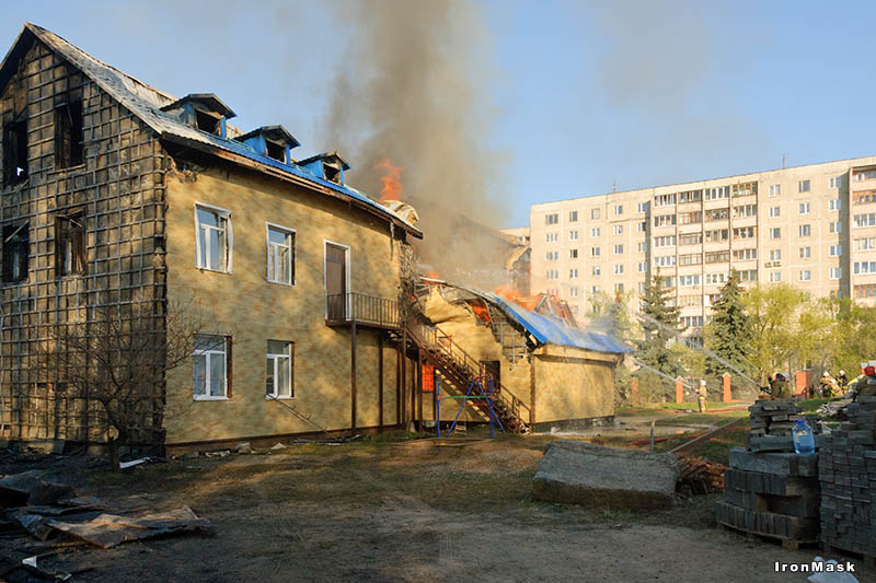 Пожар в Жуковском