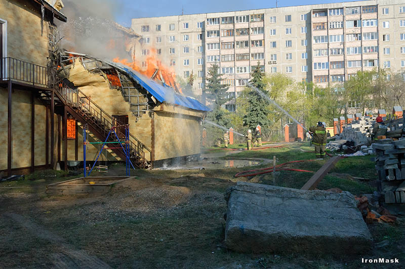 Пожар в Жуковском